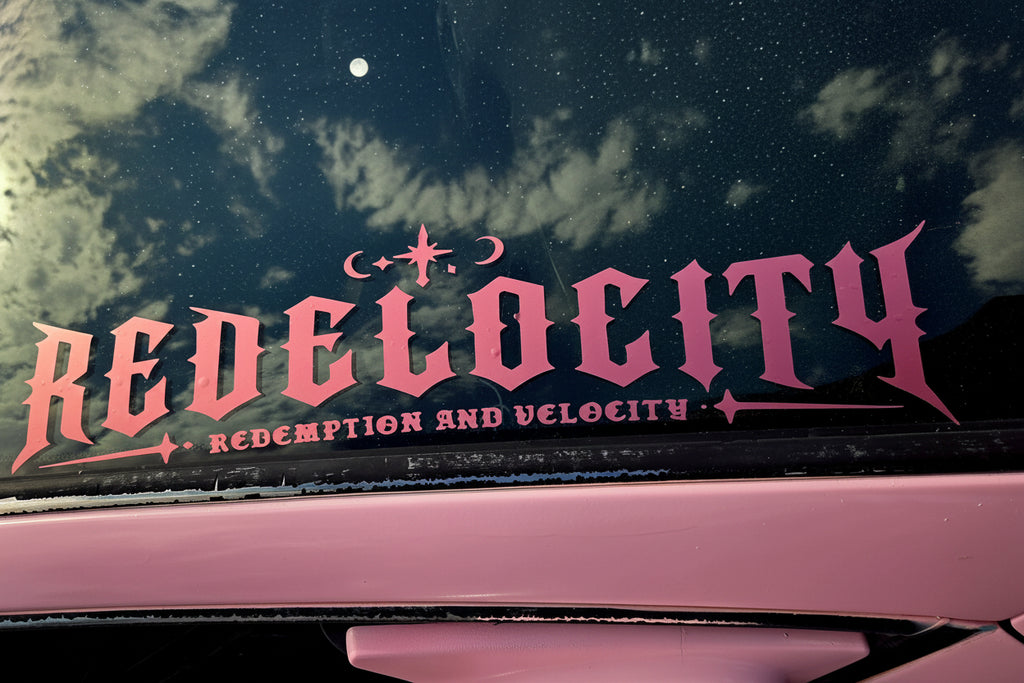 REDELOCITY Windshield Banner – 18"