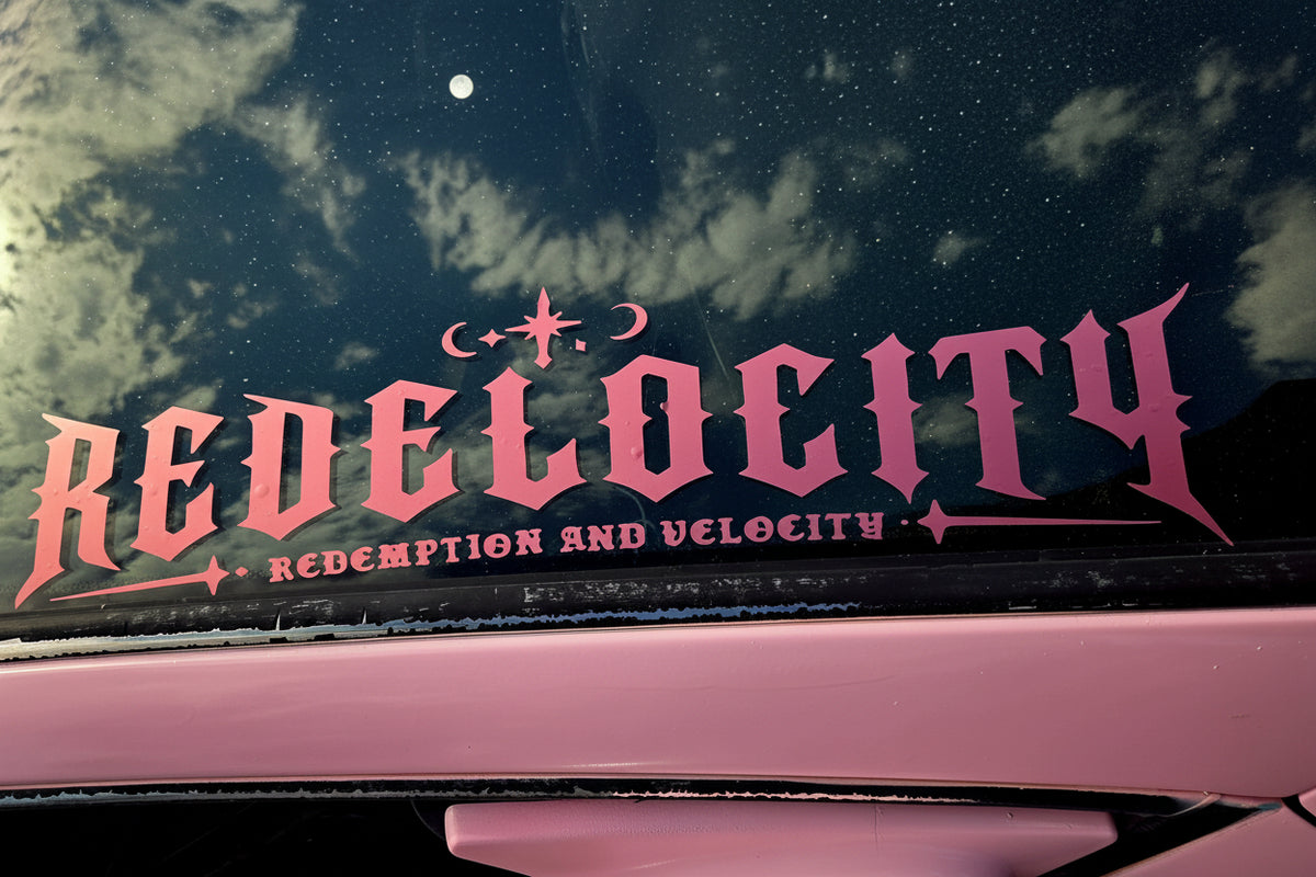REDELOCITY Windshield Banner – 18"